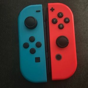 Joy con for Nintendo switch L+R in blue and red